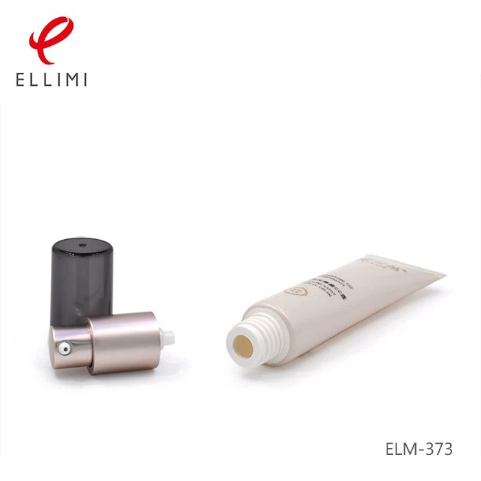 Plastic Tube For Cosmetic With Pump Cap